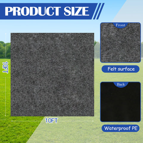 Ogrmar shed mat highlighting non-slip surface for safer storage space.