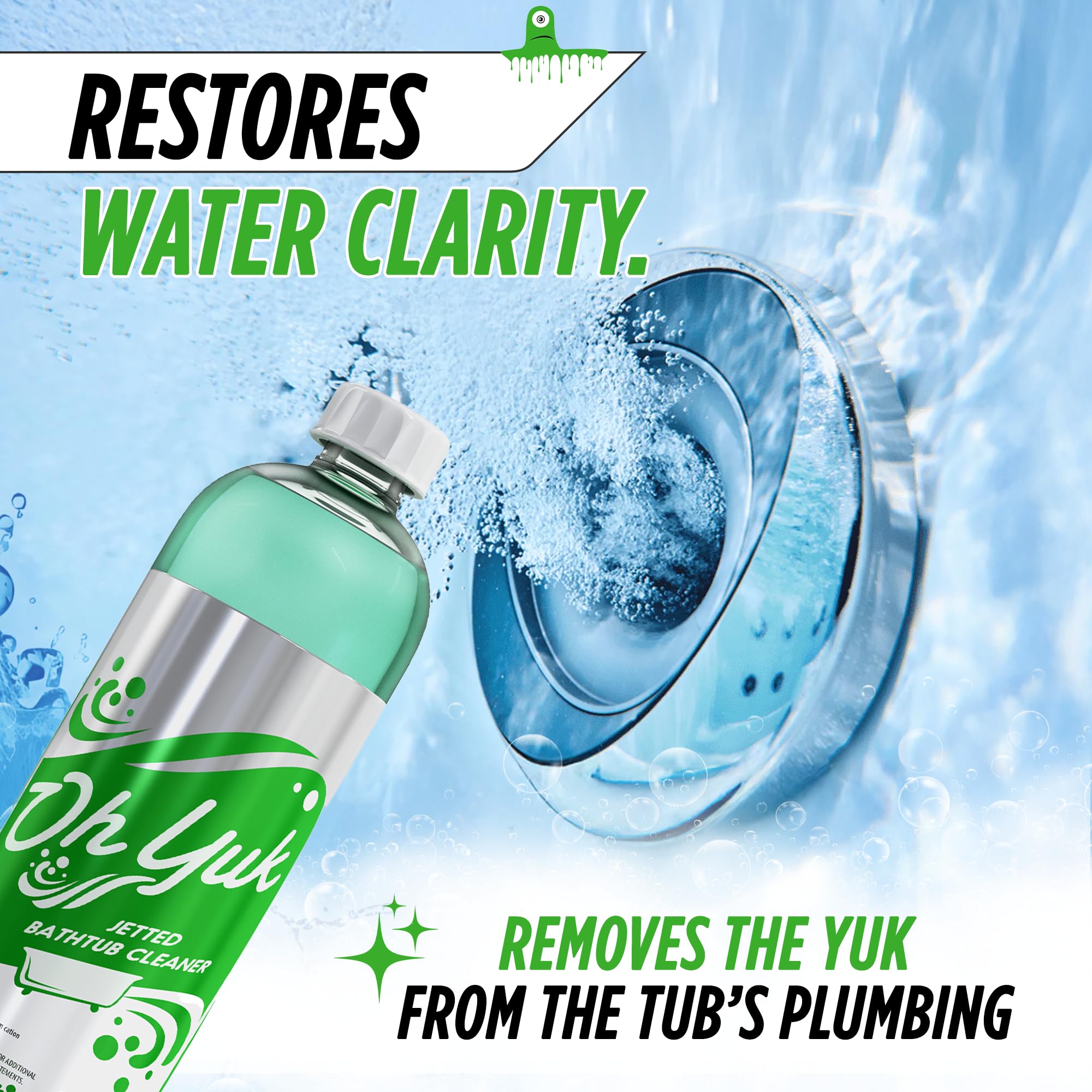 Oh Yuk septic-safe icon communicates safe use with septic systems.