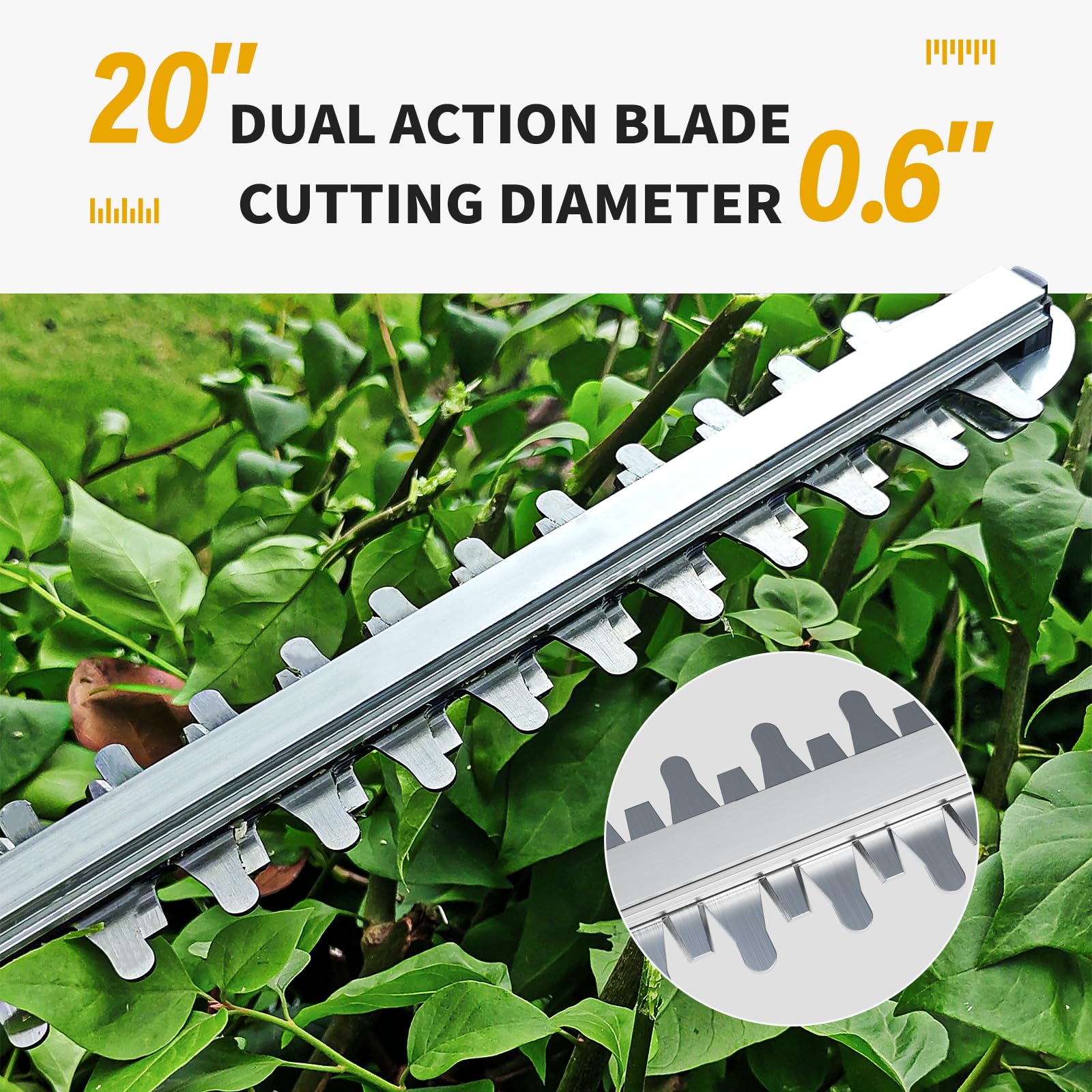 OHAISFELA dual safety lock and guard prevent accidental starts.
