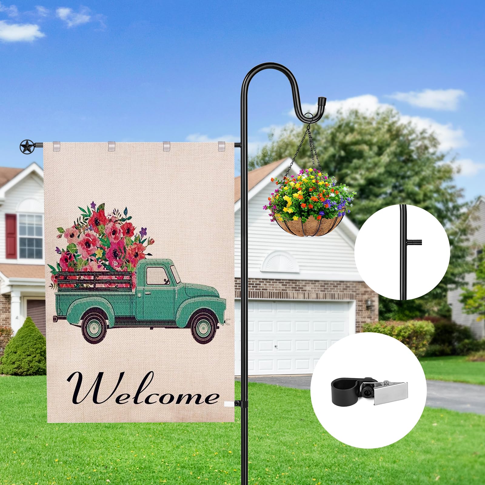 OHCISP five-pronged base provides sturdy stability on various grounds.