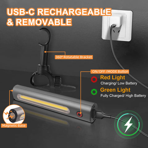 OHIFAST 360° adjustable light provides versatile lighting for nighttime cooking.