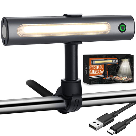 OHIFAST barbecue light with magnetic base for precise, hands-free grilling on Blackstone and Weber.
