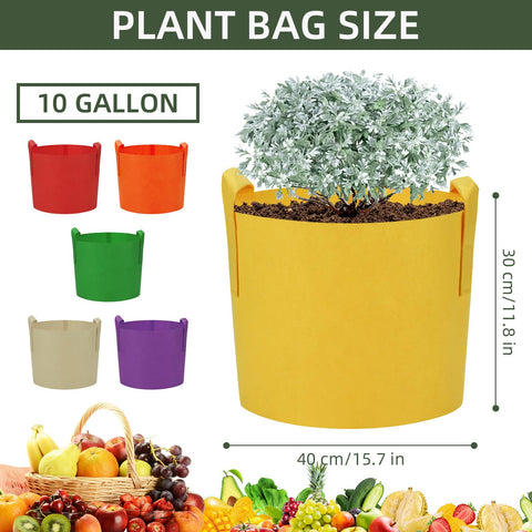 Ohiyoo breathable nonwoven plant bags for drainage and healthy roots