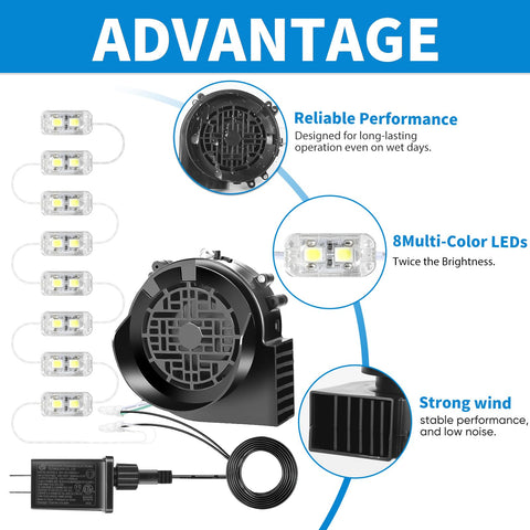 OHMANHE 12V motor delivers steady airflow for reliable inflation