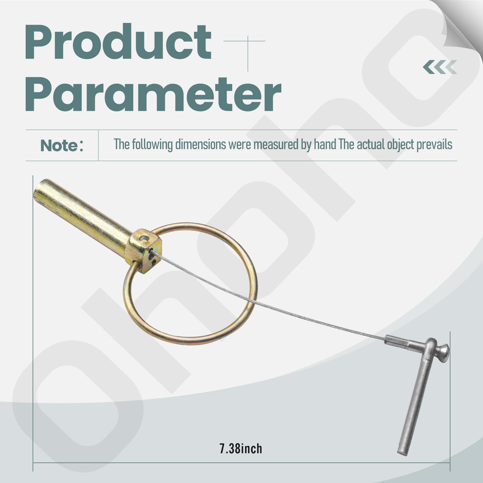 Ohoho AW30903 replacement pin compatible with multiple Deere loader models for reliable fits.