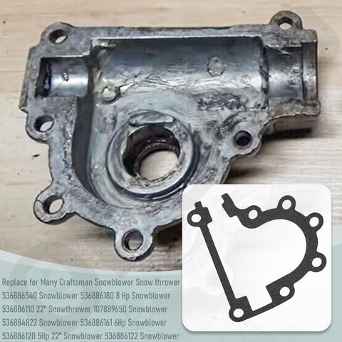 Ohoho brass worm gear installed in a snowblower for reliable operation