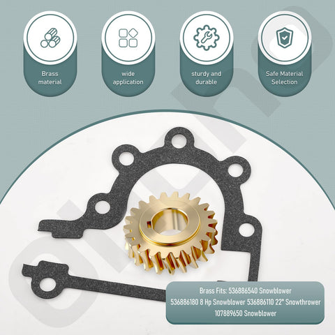 Ohoho brass worm gear packaging ready for quick replacement