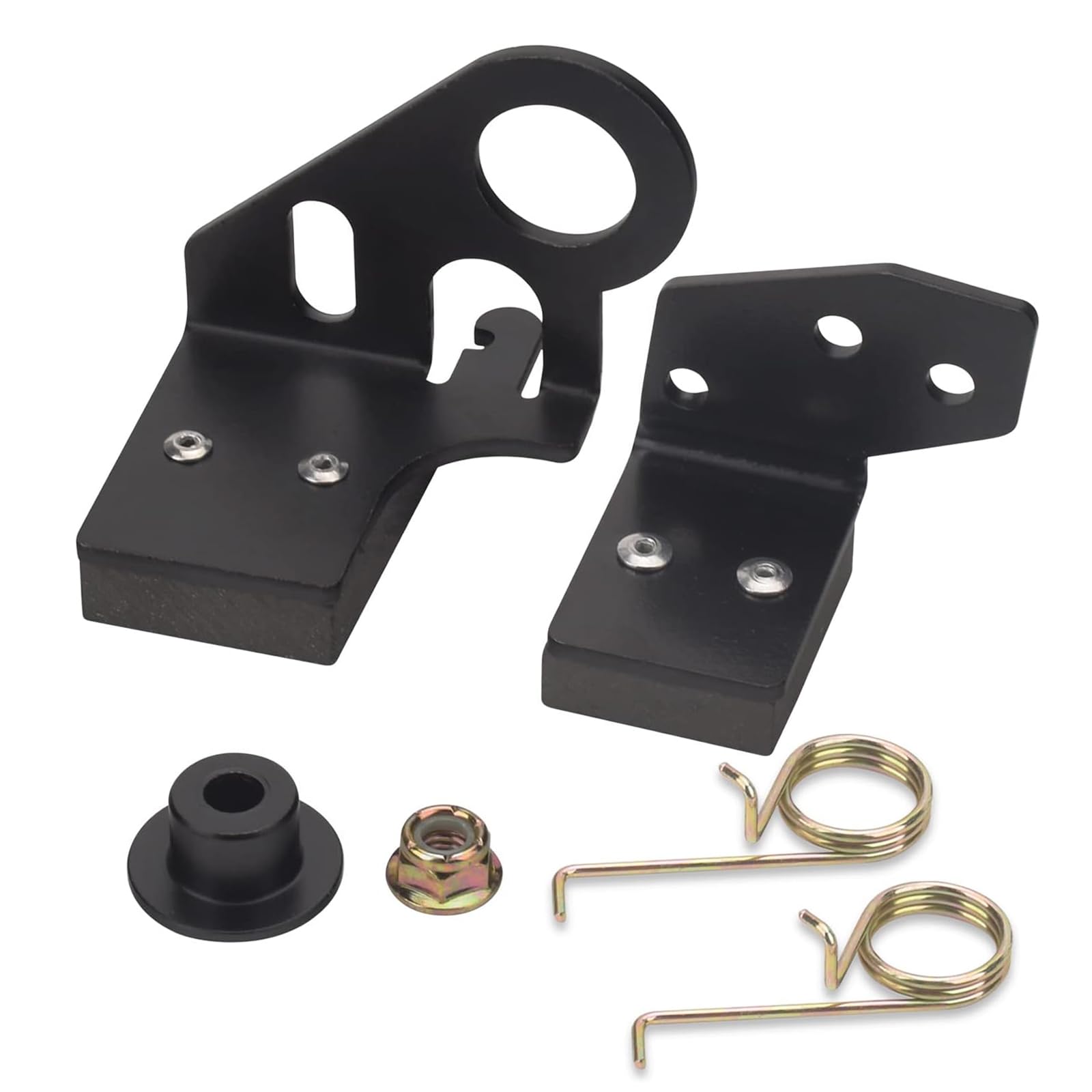 Ohoho deck brake arm kit close-up; durable stainless steel for long-lasting use.