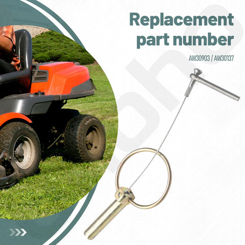 Ohoho Deere loader pin in use for quick maintenance and fast swaps.