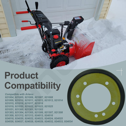 Ohoho friction drive replacement part for reliable snow clearing operation