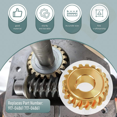 Ohoho output shaft area with gear alignment for smooth auger operation