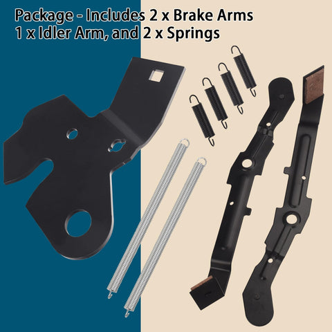 Ohoho-packaged-contents-assembly shows two brake arms, one idler arm, and two springs.
