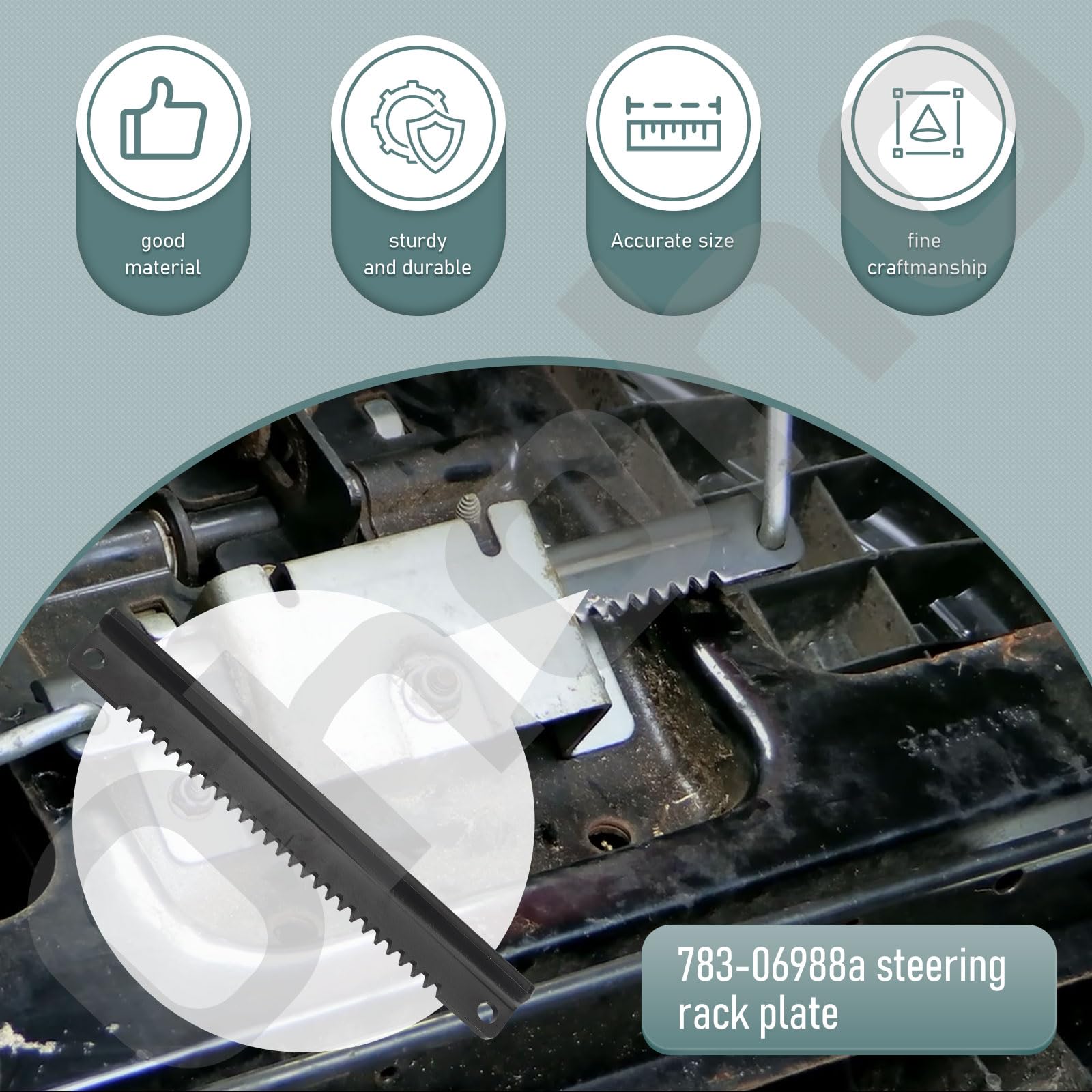 Packaging and included parts for quick DIY steering rack replacement