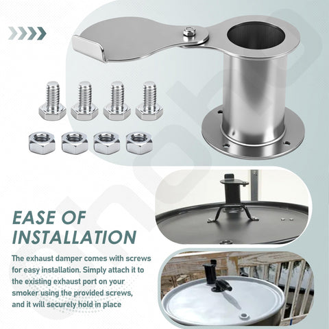 Ohoho rust-resistant aluminum damper built for heat and humidity