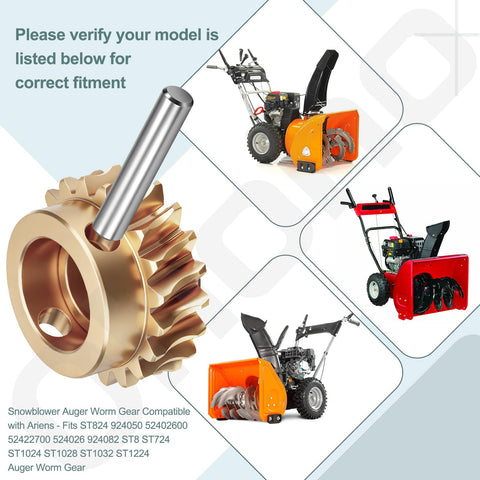 Ohoho Snowblower auger gear 52402600 teeth close-up reveals precision teeth for smooth engagement