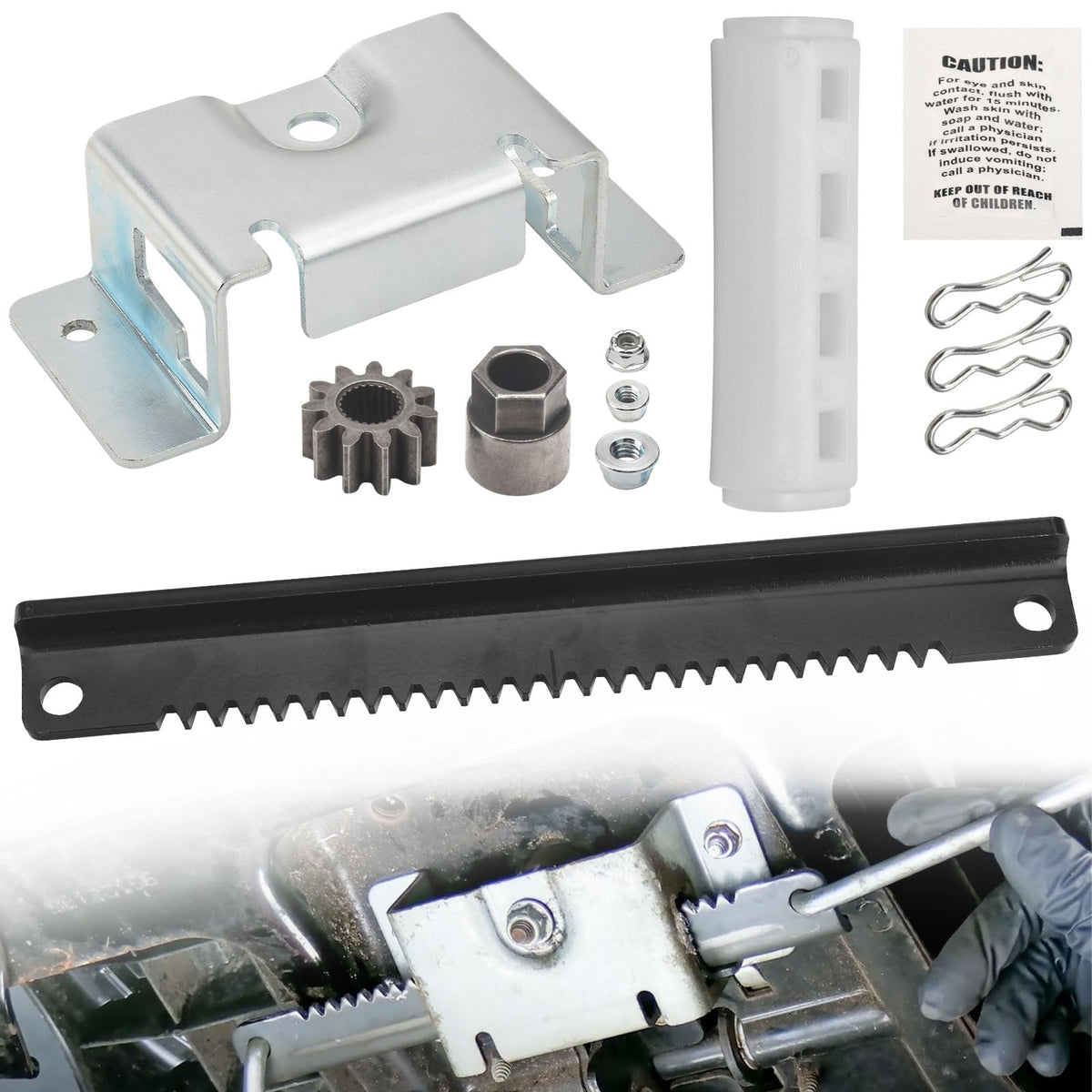 Ohoho steering rack plate for MTD, Craftsman and Troy-Bilt mowers improves steering reliability