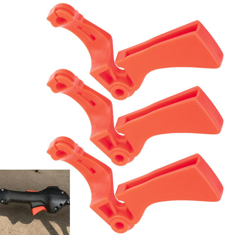 Ohoho throttle triggers installed on Echo SRM-266S for smooth throttle control