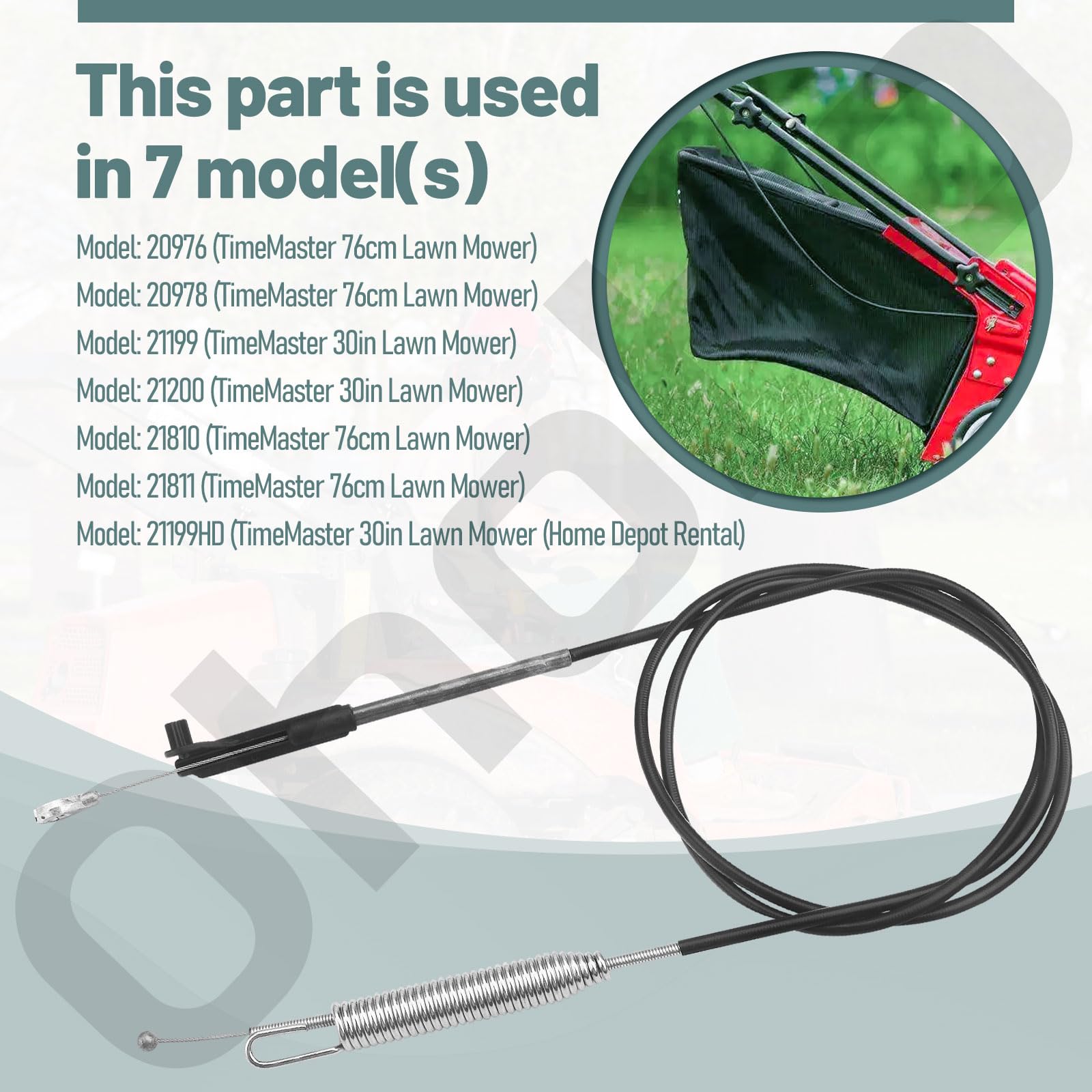 Ohoho 133-1998 brake cable replacement part, ready for quick installation