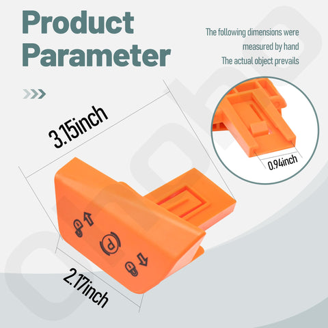 Ohoho UC21883 park brake knob; quick-install fit for S-series and X-series models