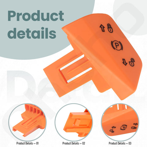 Ohoho UC21883 park brake knob; sturdy plastic construction for long service life