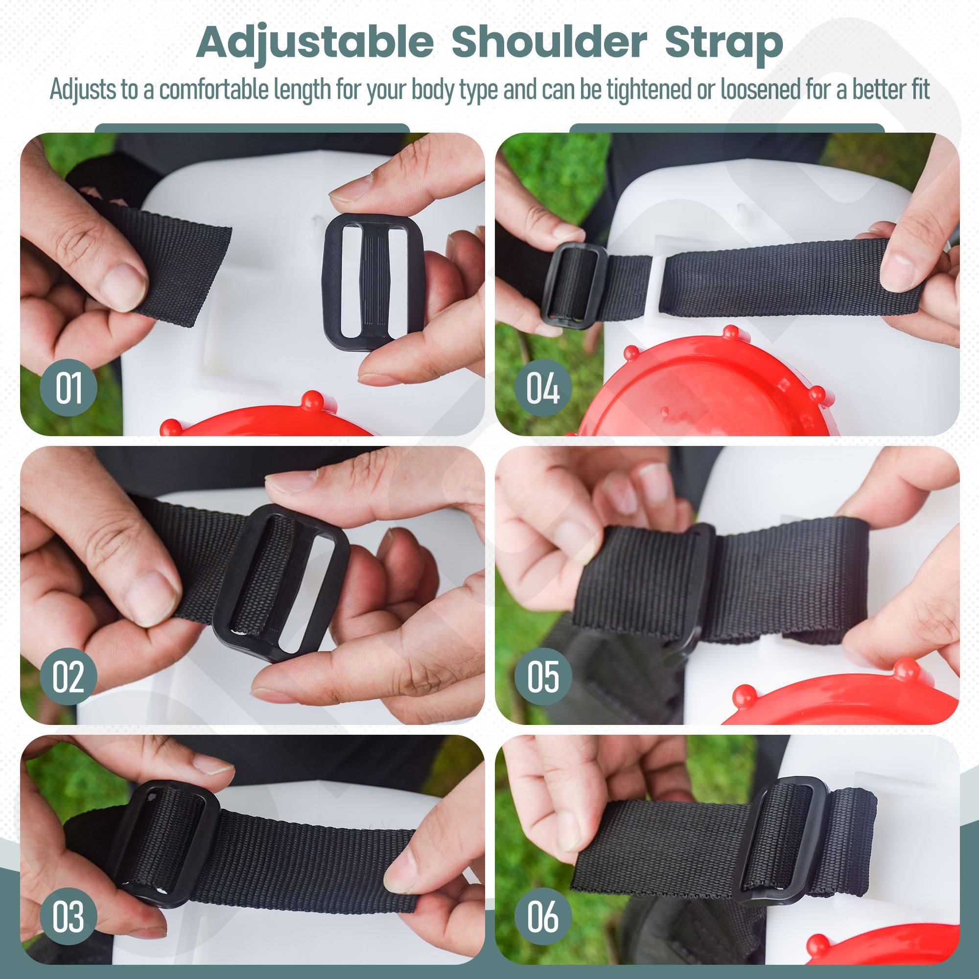 Ohoho weight-distribution design lessens shoulder fatigue.