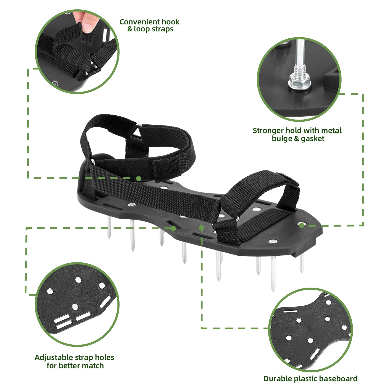 Ohuhu aerator sandals comfortable wear while strolling your yard