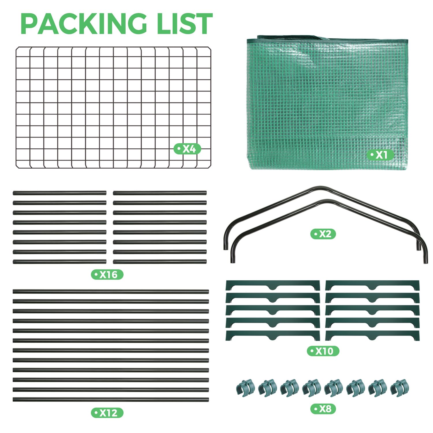 Ohuhu CA65-certified, heavy-metal-free materials promote safe year-round gardening.
