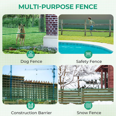 Ohuhu cuttable temporary fence fits spaces with smooth edges