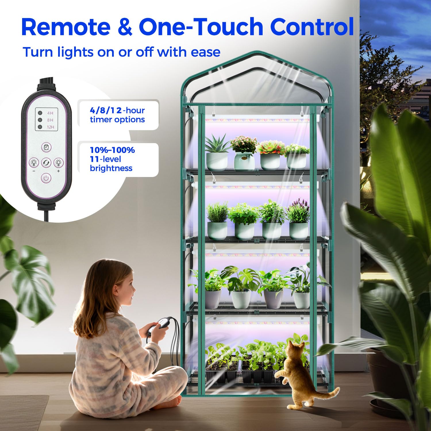 Ohuhu durable PVC transparent cover highlights clear visibility and weather resistance.