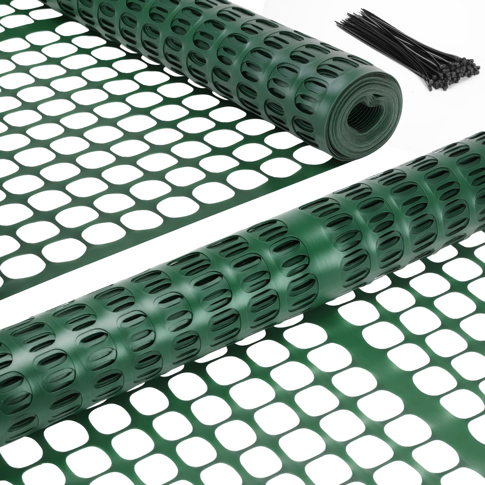 Ohuhu Plastic Garden Fence roll protecting flower beds with breathable mesh