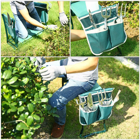 Sturdy steel frame from Ohuhu withstands frequent gardening tasks.