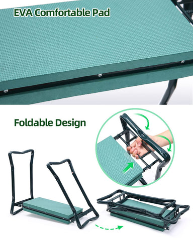 Supports up to 150 kg for sturdy, stable gardening sessions.