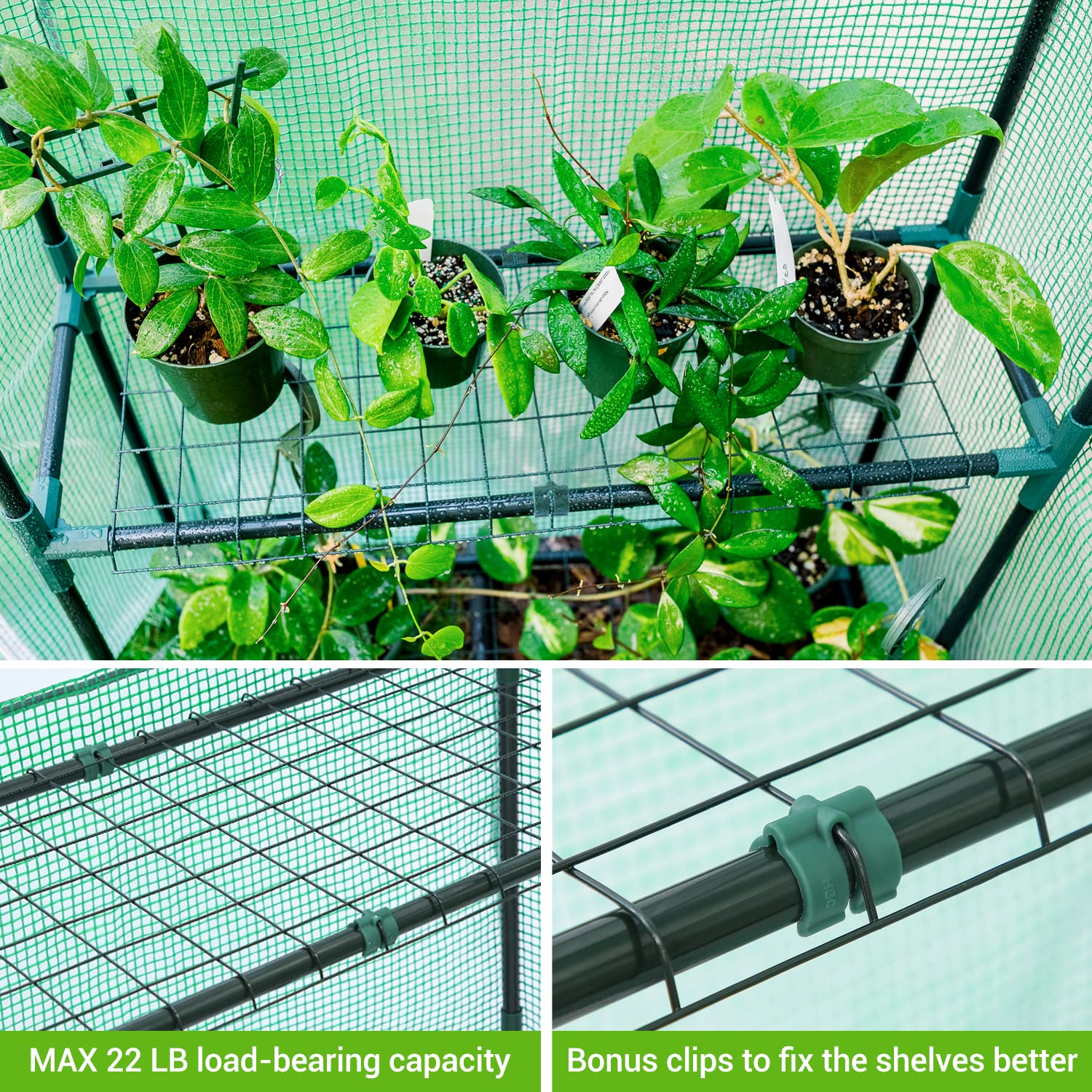 Ohuhu rust-resistant tubes provide sturdy, long-lasting frame support.