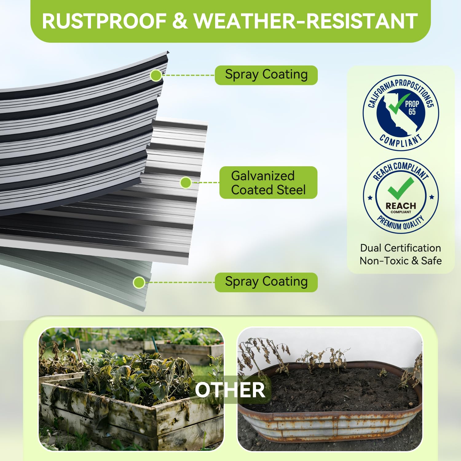 Ohuhu heavy-duty bracing and corner brackets enhance long-term stability