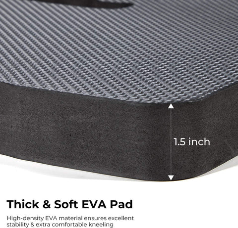 Ohuhu kneeling pad built in handle makes transport easy around the yard
