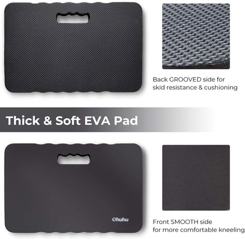 Ohuhu kneeling pad dries quickly after rain, ideal for outdoor chores