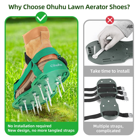 Ohuhu aerator shoes adjustable size to fit men and women securely