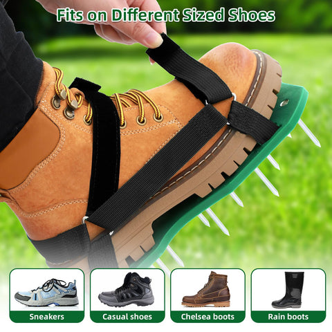 Ohuhu lawn aerator shoes designed to last season after season.