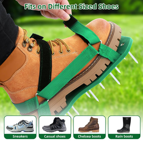 Ohuhu easy walk aerator shoes designed for casual lawn care