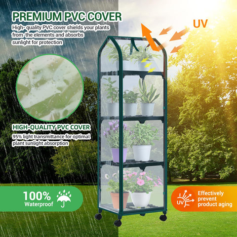 Ohuhu mini greenhouse offers rust resistance and UV proof design for outdoor use