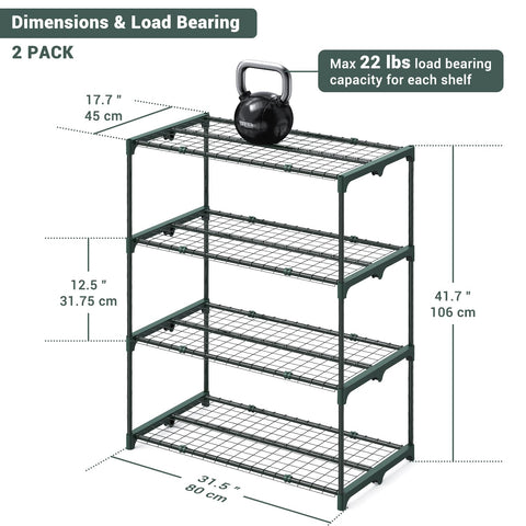 Ohuhu plant greenhouse shelves four shelves layout optimizes plant care space.