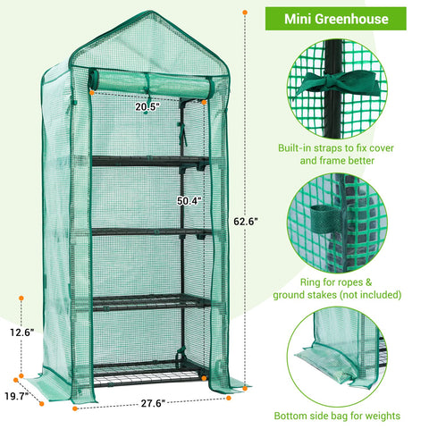 Ohuhu zipper door with cover enables easy access and temperature control.