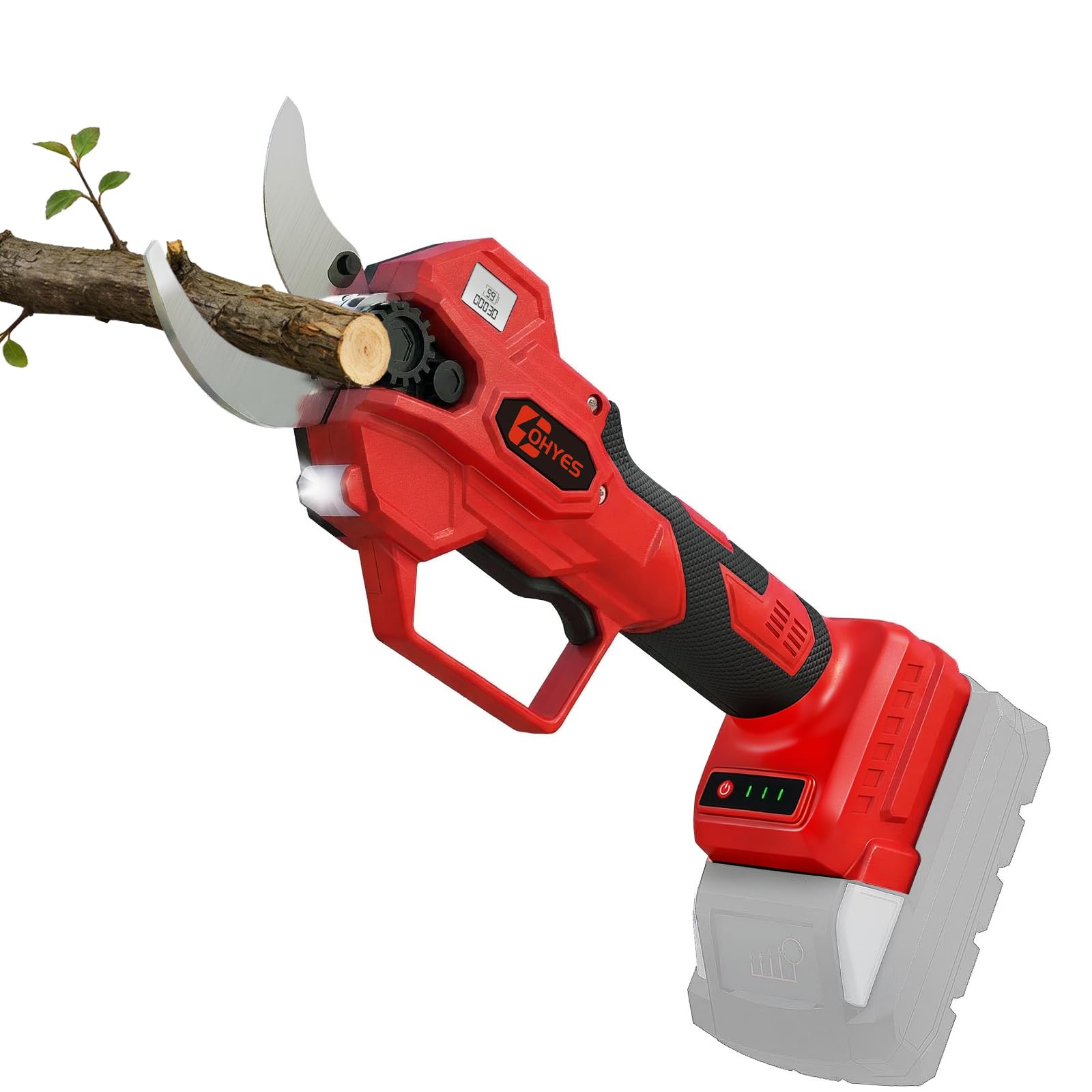 ohyes pruning shears 1-6in cut diameter enables clean branch removal