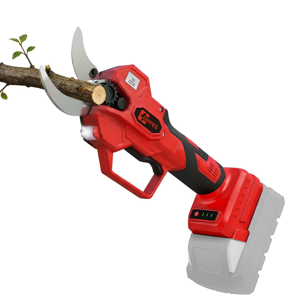 ohyes pruning shears 1-6in cut diameter enables clean branch removal