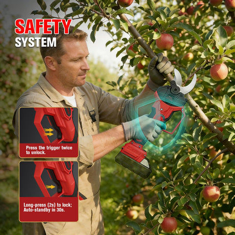 ohyes pruning shears ergonomic design reduces operator fatigue