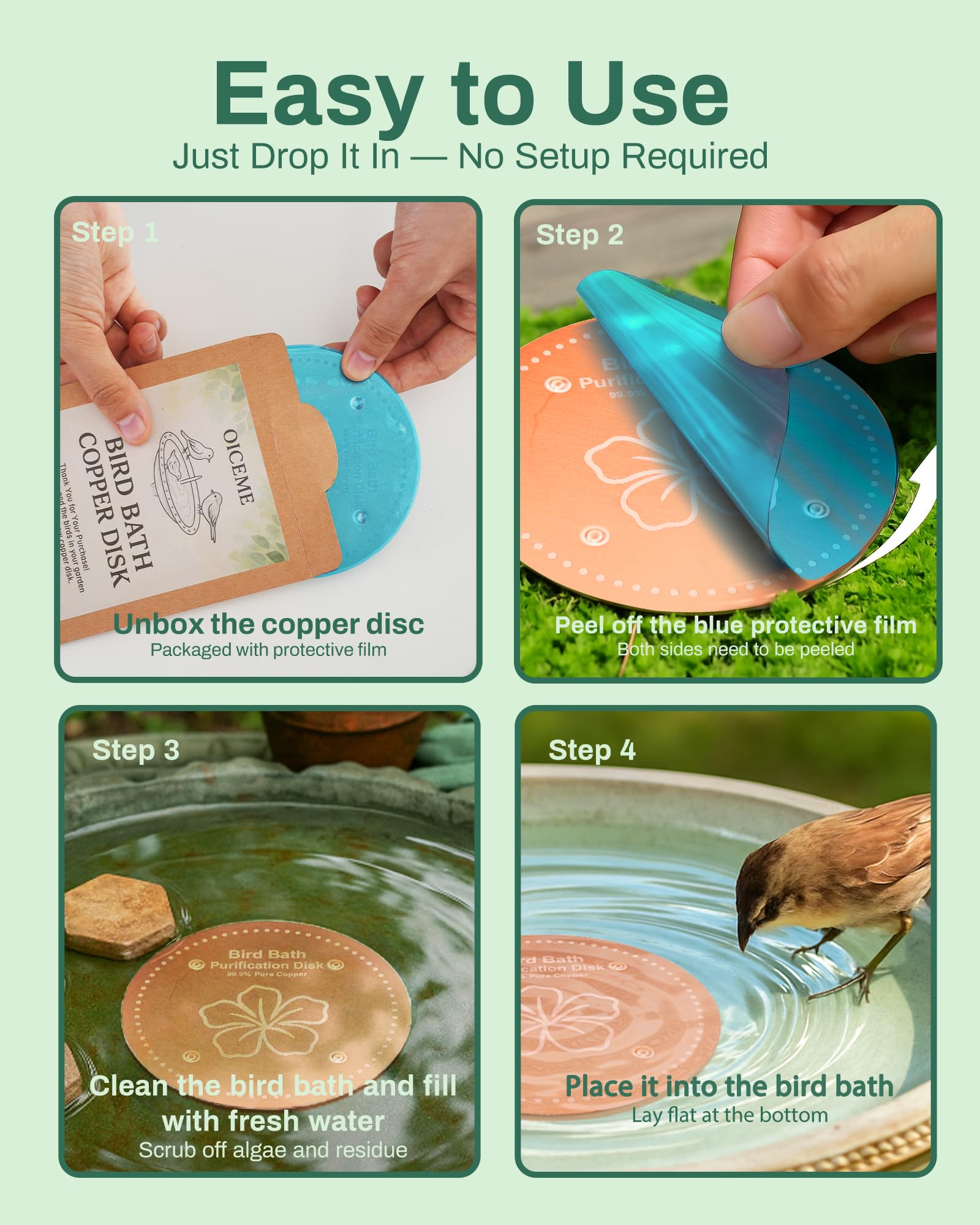 OICEME hummingbird feeder companion helps clean nectar stations.