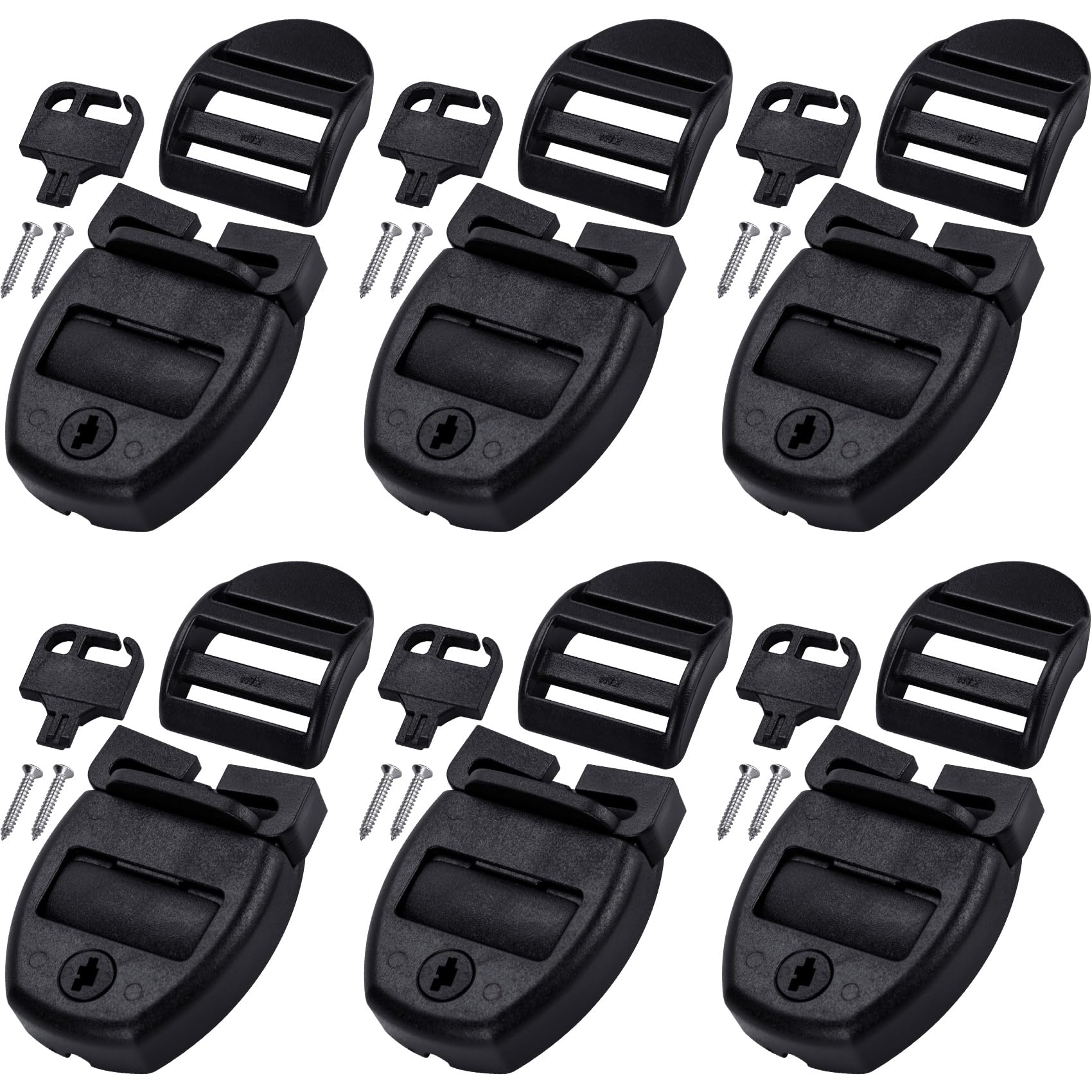 OIIKI spa cover latch clip front view for secure wind protection
