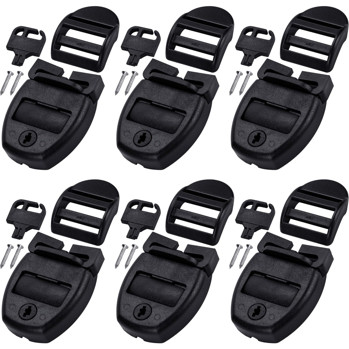 OIIKI spa cover latch clip front view for secure wind protection