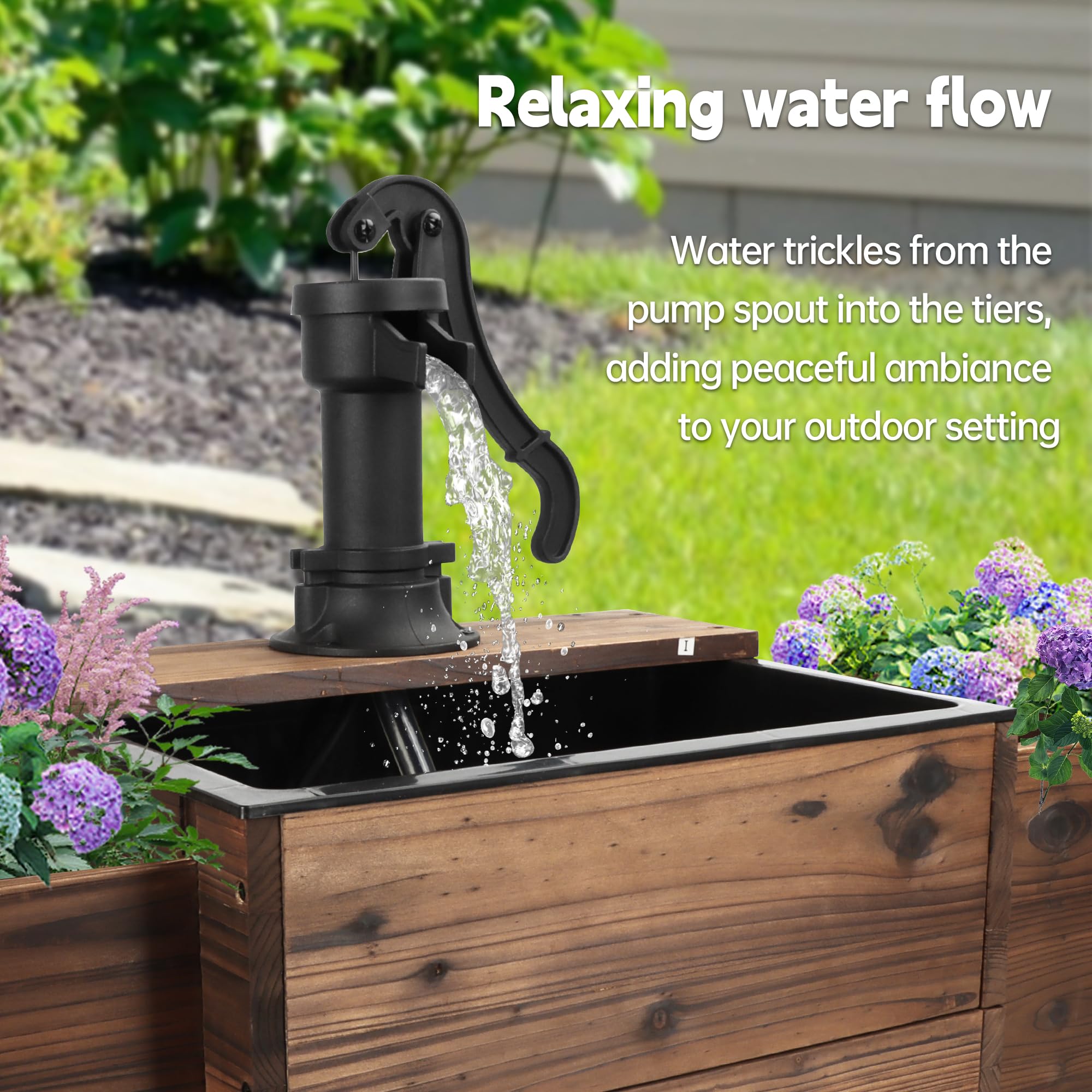 OIPRTGFJ built-in liner helps prevent leaks for outdoor ease.