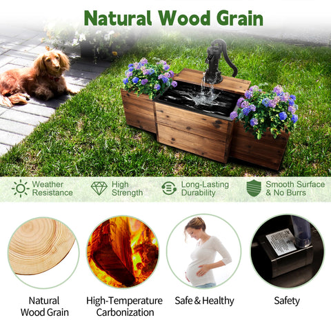 OIPRTGFJ rustic design complements patios, gardens, and outdoor spaces.